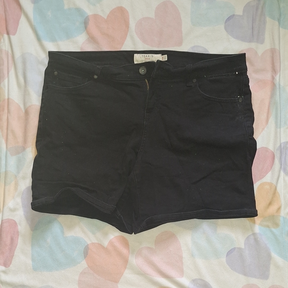 Torrid Black Jean Shorts for Women